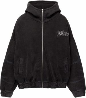 Pull&Bear Tepláková bunda  antracitová