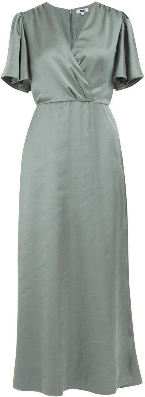 WE Fashion Večerné šaty  pastelovo zelená