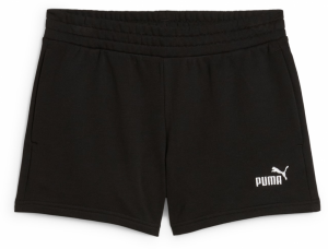 PUMA Športové nohavice 'ESS No. 1'  čierna / biela