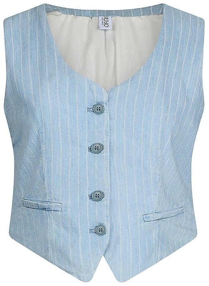 Liu Jo Vesta k obleku  modrá denim / sivá