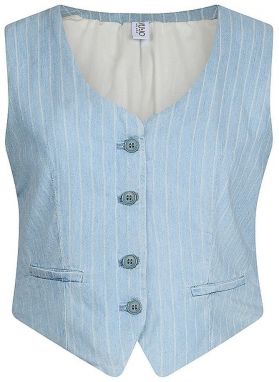 Liu Jo Vesta k obleku  modrá denim / sivá