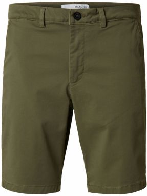 SELECTED HOMME Chino nohavice 'SLHMiles'  olivová