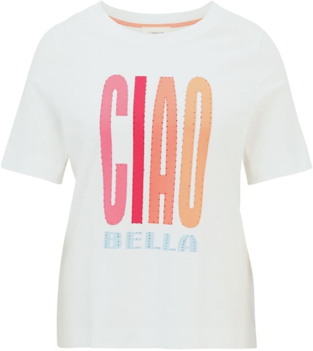 Cartoon Tričko  krémová / oranžová / ružová