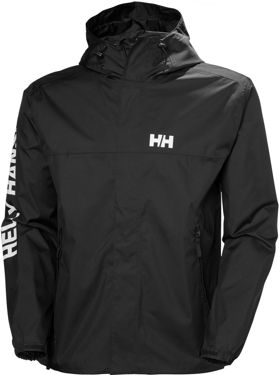 HELLY HANSEN Funkčná bunda 'ERVIK'  čierna / biela
