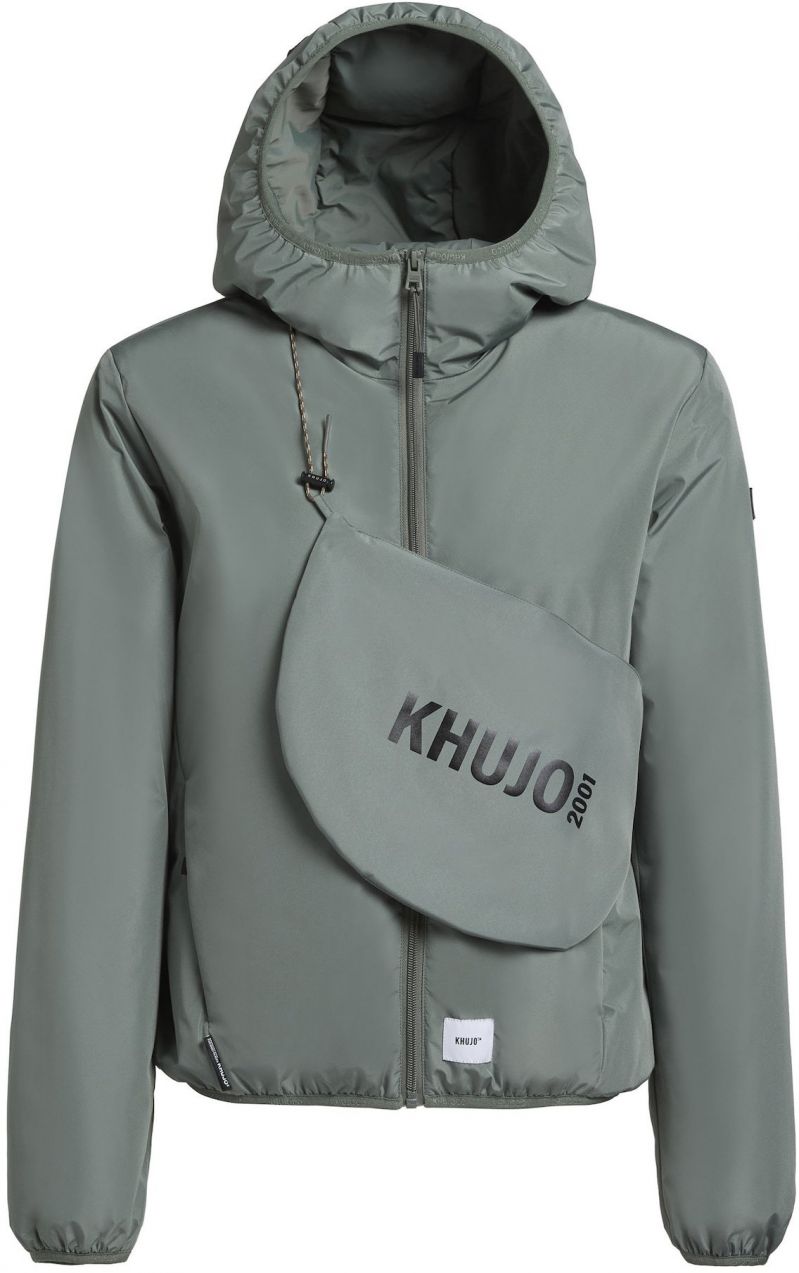 khujo Prechodná bunda 'SHELLY'  čadičová