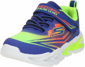 SKECHERS Tenisky  modrá / trávovo zelená / homárová