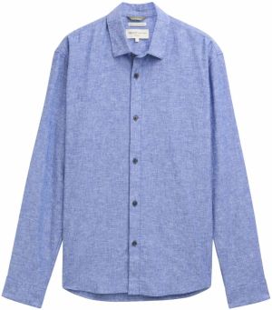 TOM TAILOR DENIM Košeľa  modrá