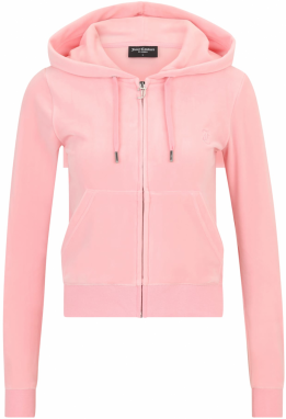 Juicy Couture Petite Tepláková bunda 'ROBERTSON'  ružová