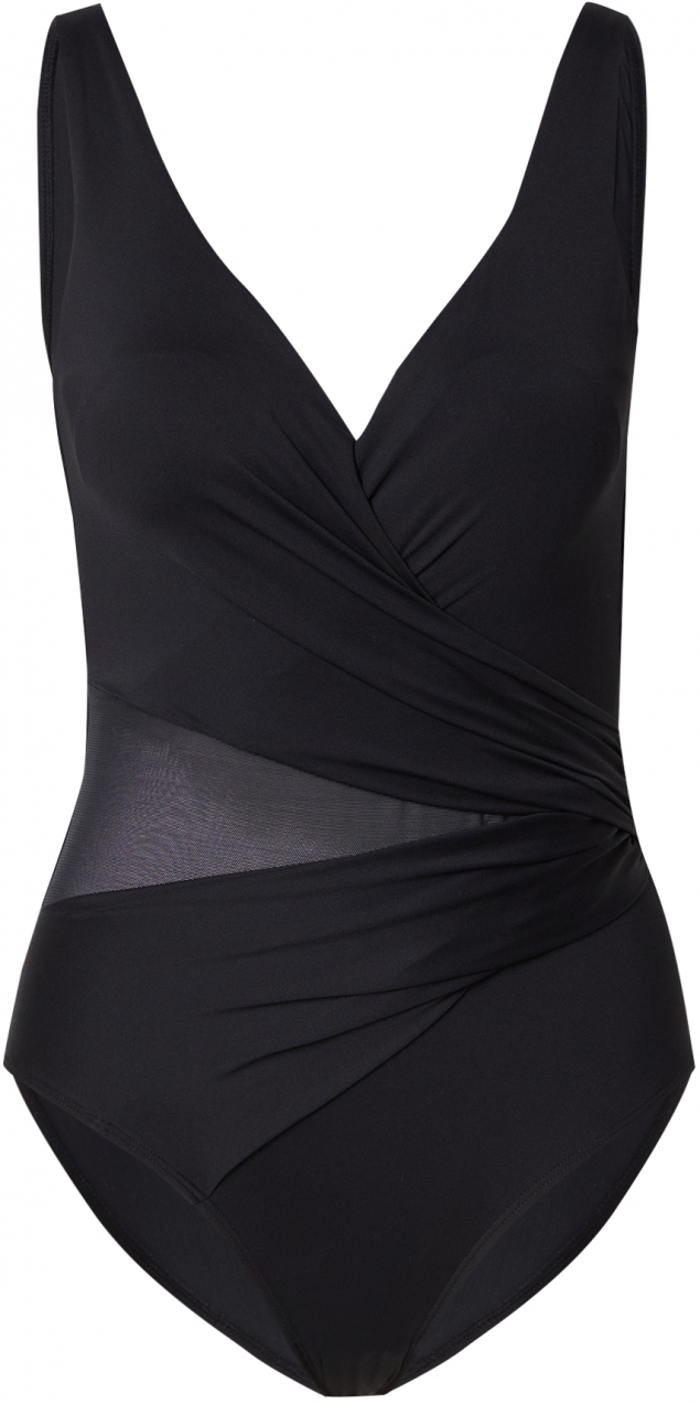 Hunkemöller Formujúce plavky 'Shell Mesh'  čierna
