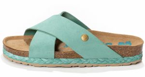 Bayton Šľapky 'Burgos'  tyrkysová / hnedá