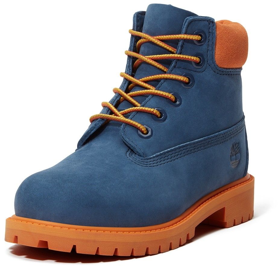 TIMBERLAND Čižmy  modrá / oranžová