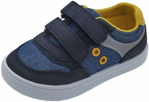 Chicco Tenisky 'Flauto'  námornícka modrá / modrá denim / šafránová