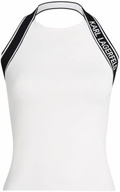 Karl Lagerfeld Top  čierna / biela