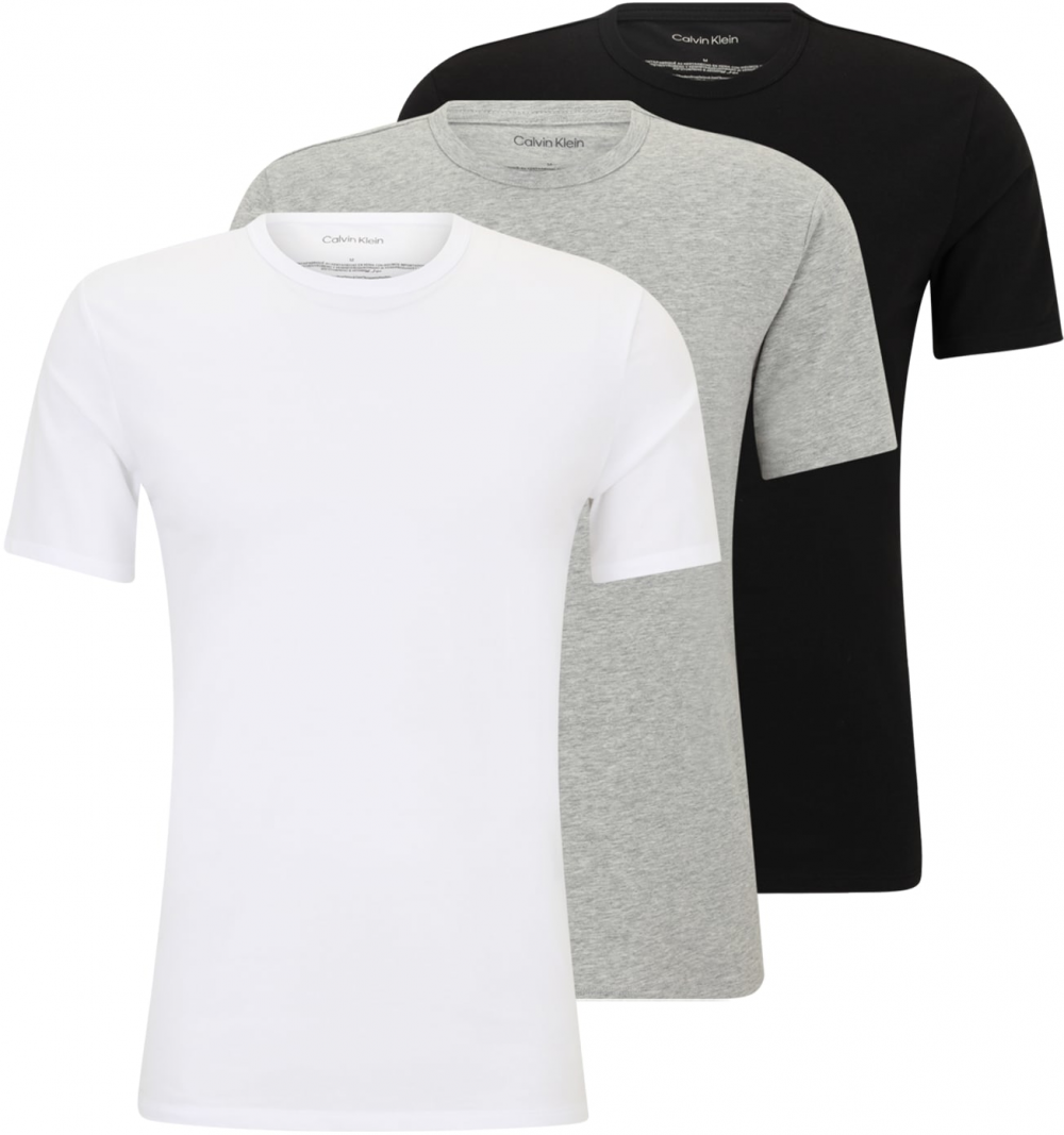Calvin Klein Underwear Tielko  sivá melírovaná / čierna / biela