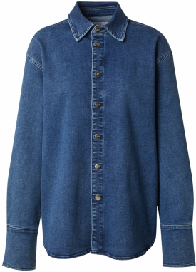 RÆRE by Lorena Rae Blúzka  modrá denim