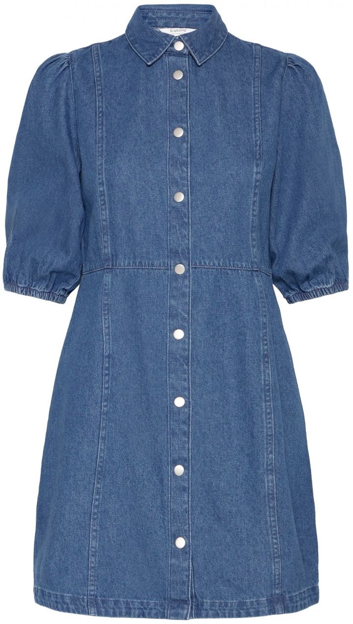 b.young Košeľové šaty 'BYKapuca'  modrá denim