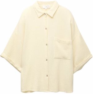 Pull&Bear Blúzka  pastelovo žltá