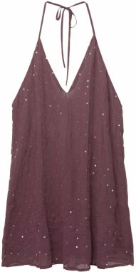 Pull&Bear Kokteilové šaty  burgundská