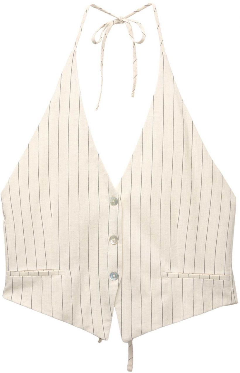 Pull&Bear Vesta k obleku  nebielená / antracitová