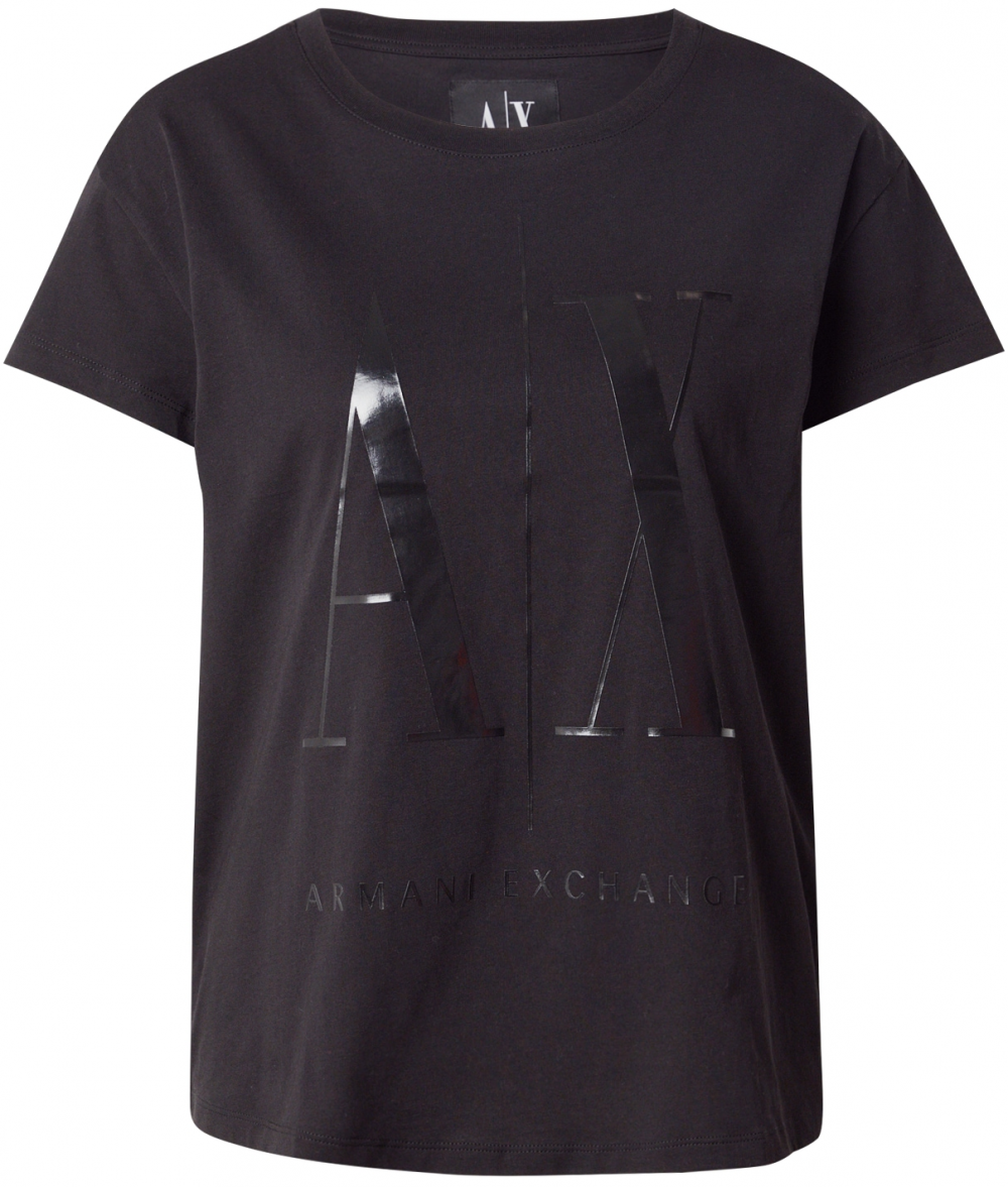 ARMANI EXCHANGE Tričko '8NYTCX'  čierna