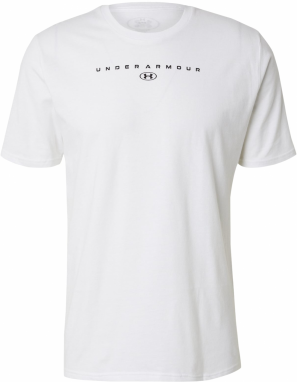UNDER ARMOUR Funkčné tričko  čierna / biela