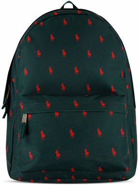 Polo Ralph Lauren Batoh  tmavozelená / červená