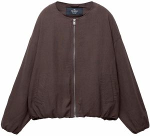Pull&Bear Prechodná bunda  čokoládová