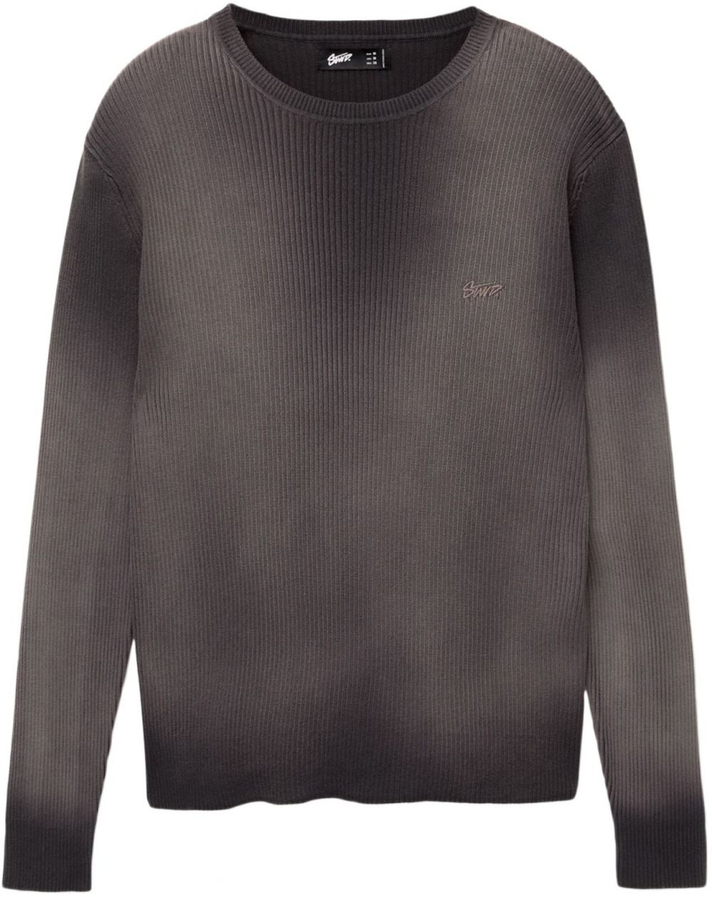 Pull&Bear Sveter 'STWD'  antracitová / tmavosivá