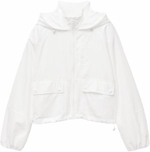 Pull&Bear Prechodná bunda  biela