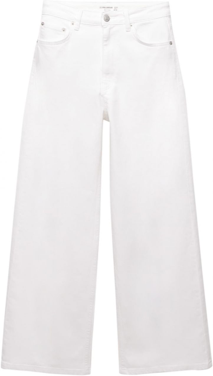 Pull&Bear Džínsy  biely denim