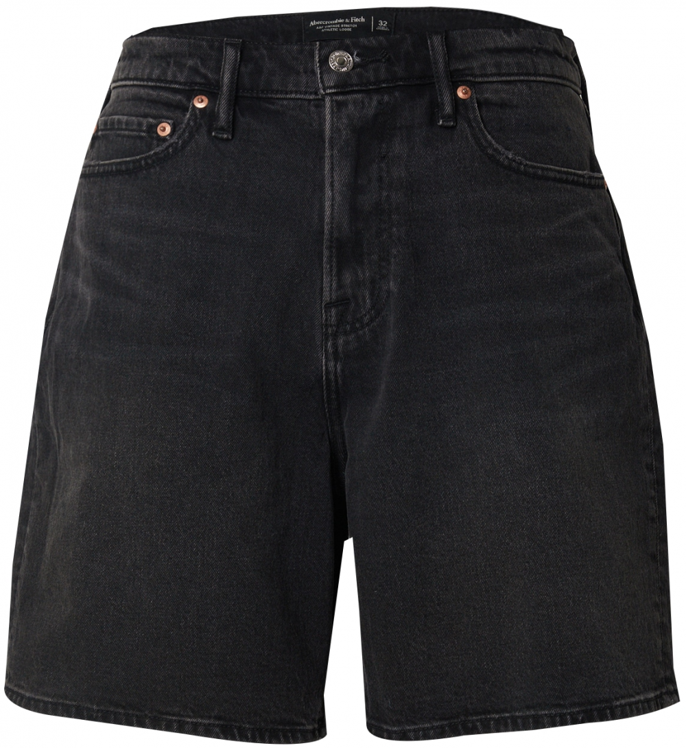 Abercrombie & Fitch Džínsy  čierna