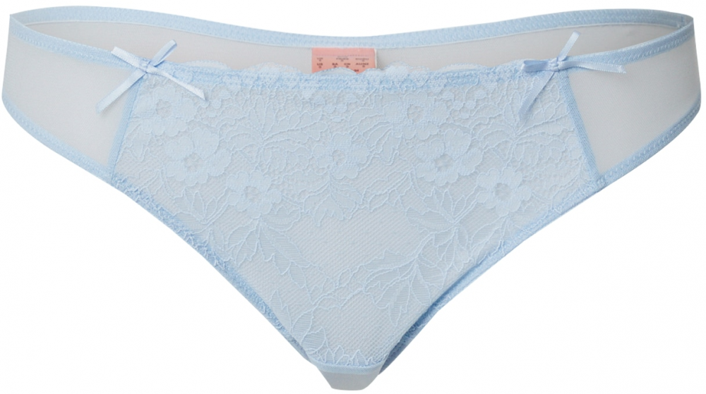 Hunkemöller Tangá 'Cherry'  pastelovo modrá