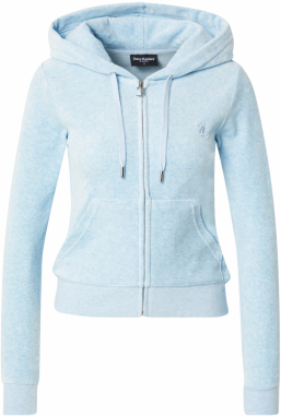 Juicy Couture Tepláková bunda  modrá melírovaná