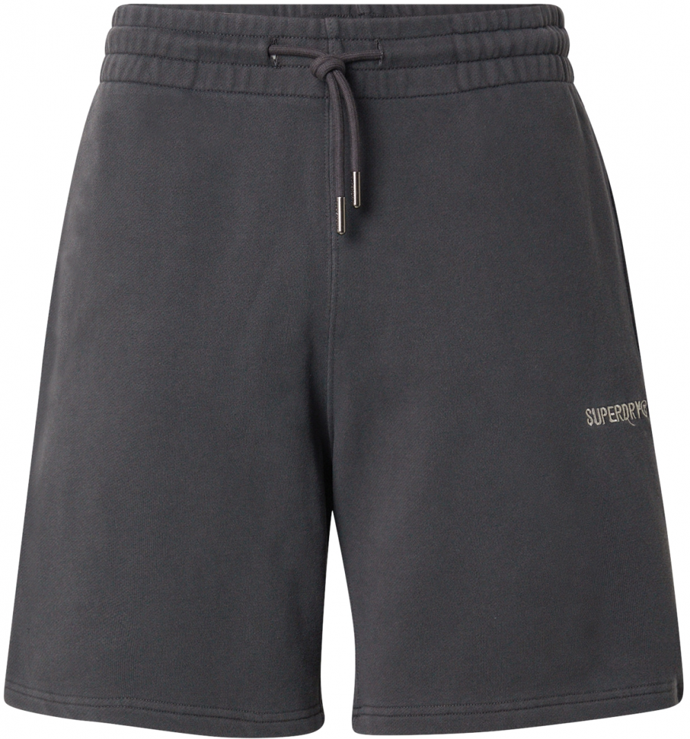 Superdry Nohavice  čierna