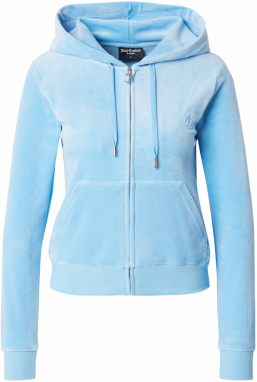 Juicy Couture Tepláková bunda  svetlomodrá