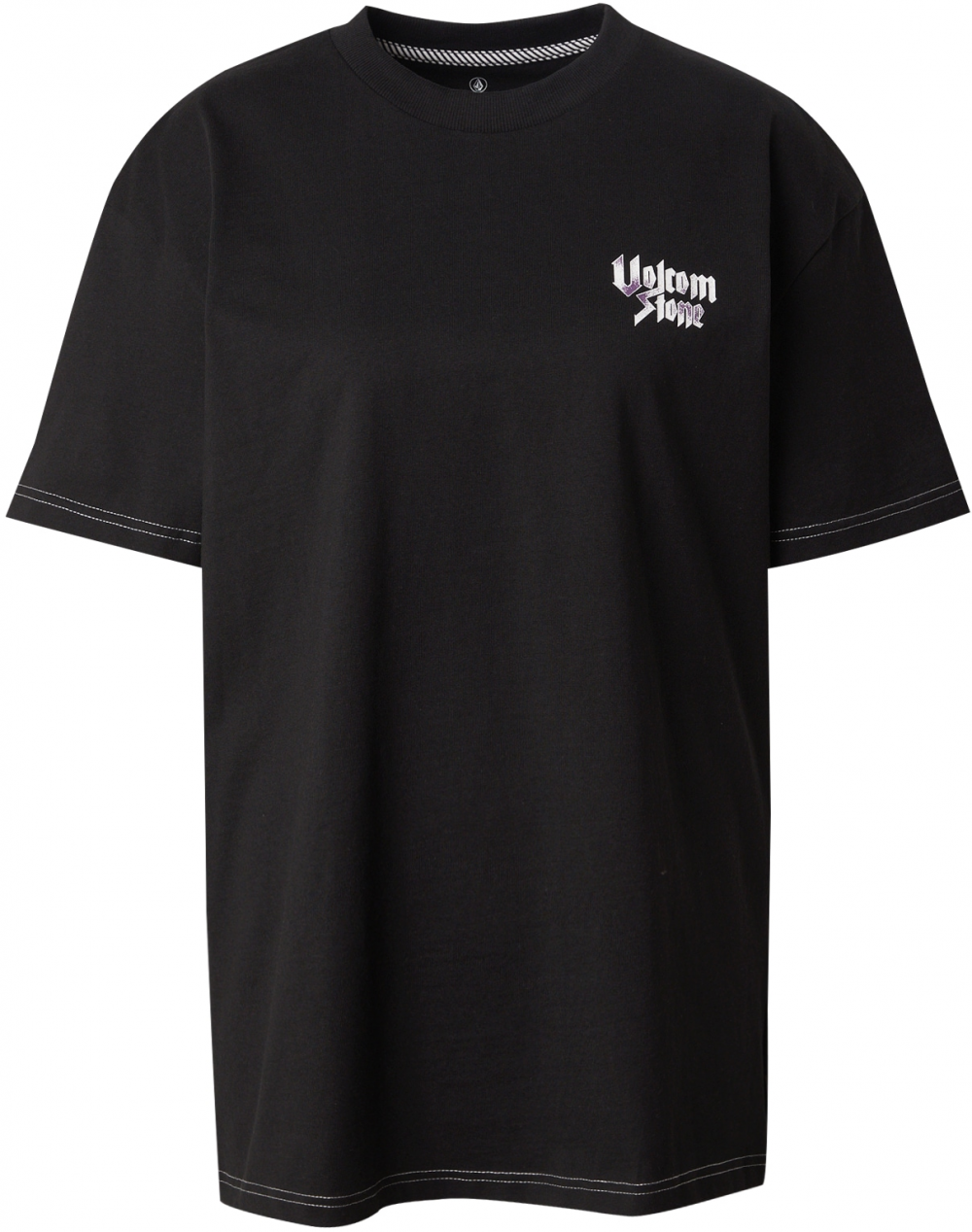 Volcom Tričko 'STONEHER'  čierna / biela