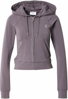 Juicy Couture Tepláková bunda 'OLA'  čokoládová