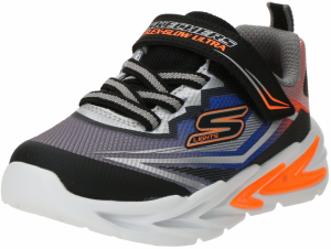 SKECHERS Tenisky 'FLEX'  dymovo modrá / oranžová / čierna