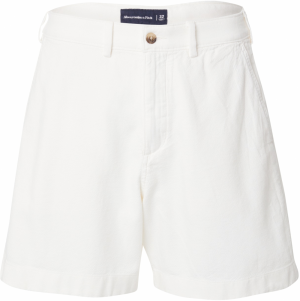 Abercrombie & Fitch Chino nohavice  šedobiela