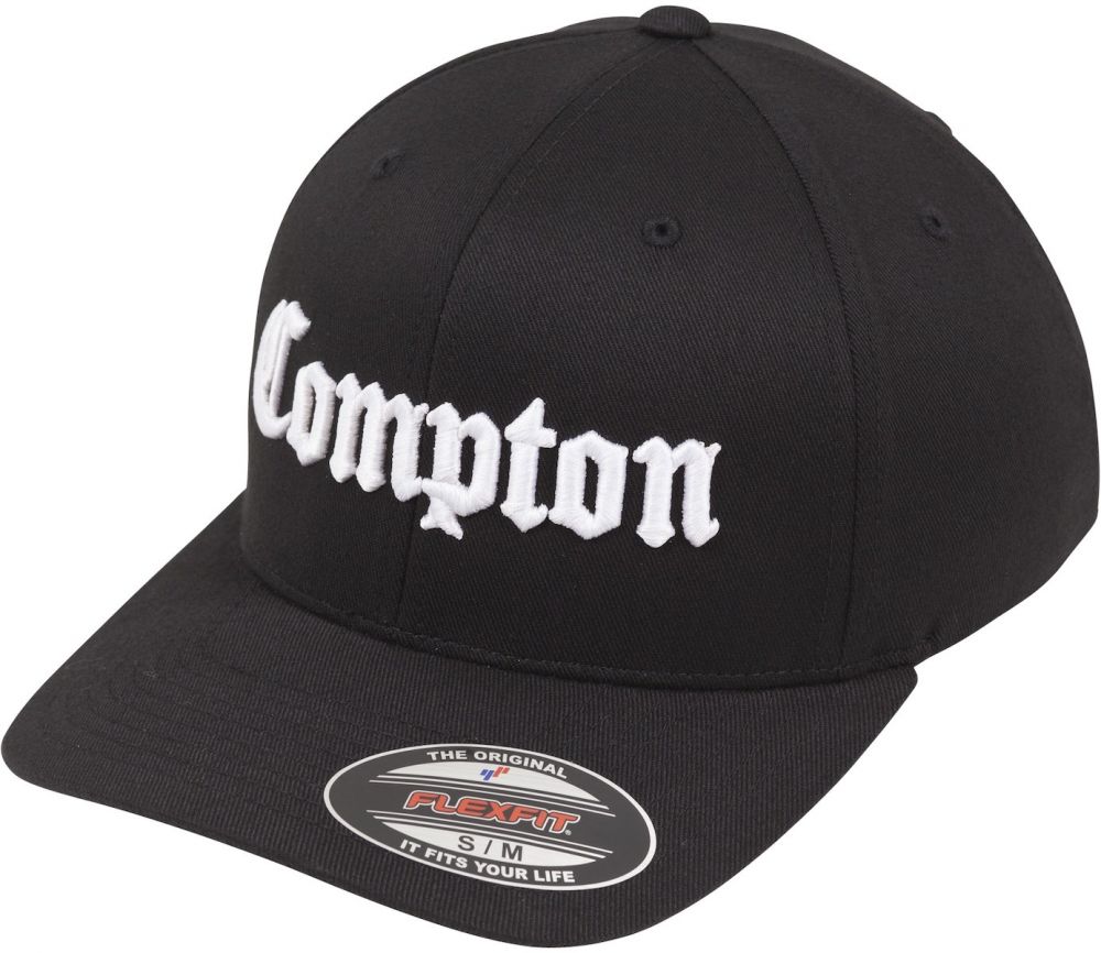 Mister Tee Čiapka 'Compton'  čierna / biela