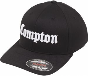 Mister Tee Čiapka 'Compton'  čierna / biela