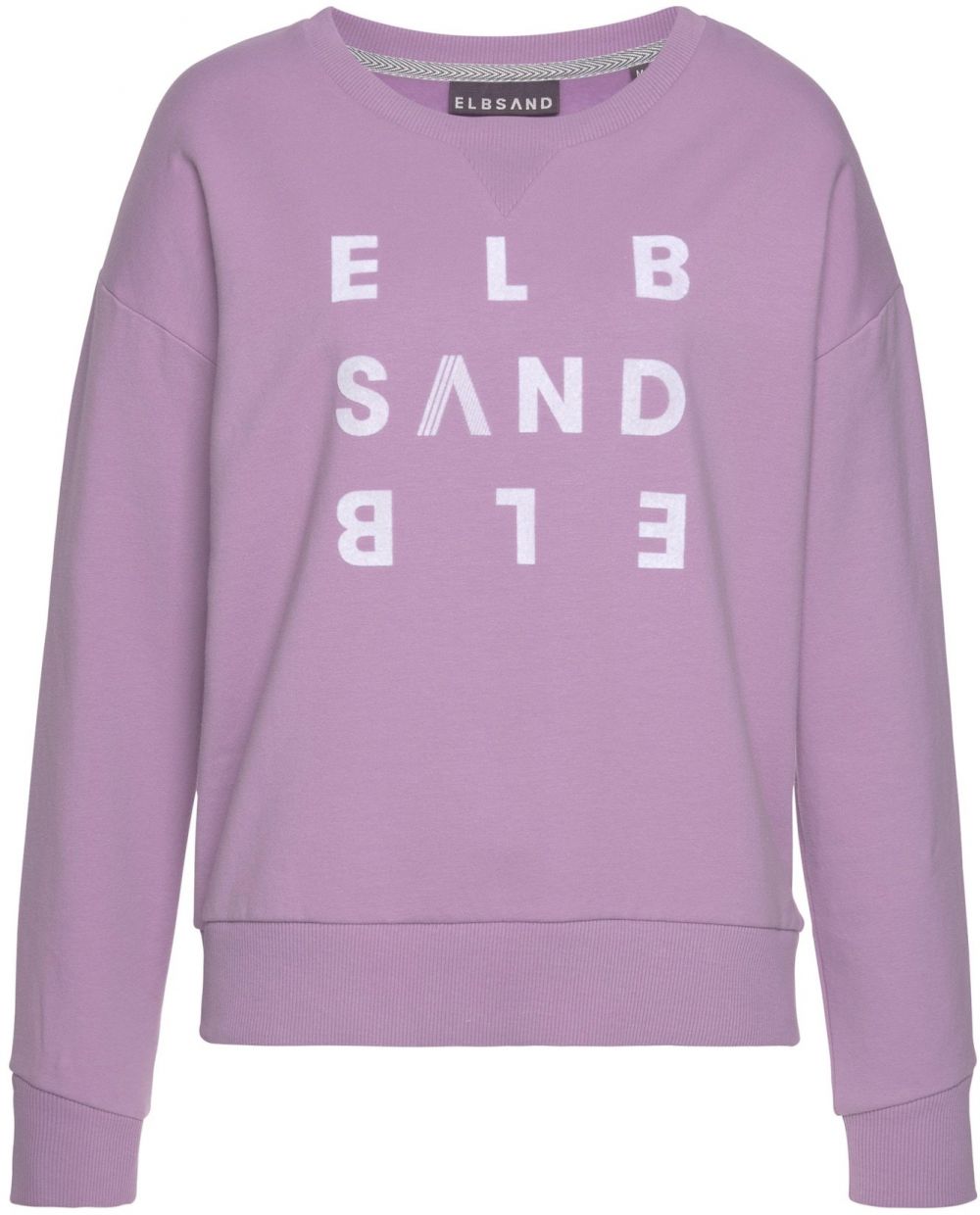 Elbsand Mikina  svetlofialová / biela
