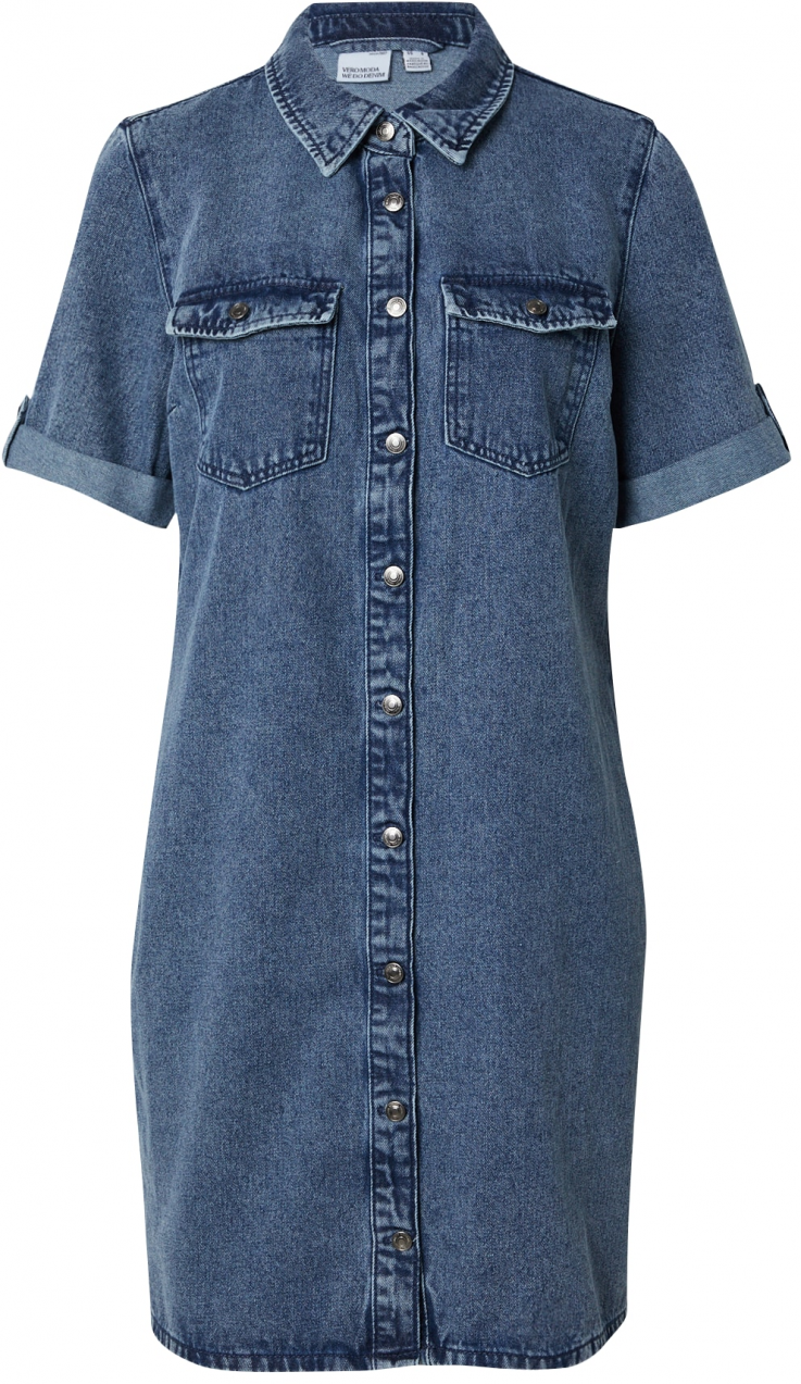 VERO MODA Košeľové šaty 'VMJennie'  modrá denim
