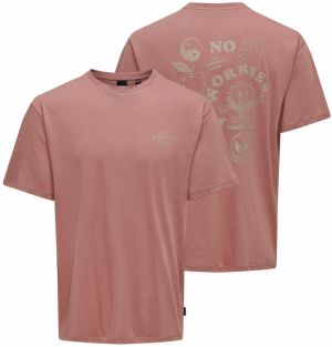 Only & Sons Tričko 'MACE'  piesková / rosé