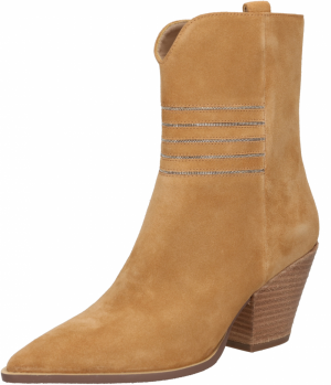 STEFFEN SCHRAUT Členkové čižmy  farba ťavej srsti / strieborná