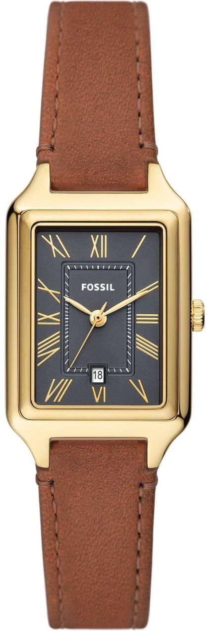 FOSSIL Analógové hodinky 'RAQUEL'  hnedá / zlatá / čierna