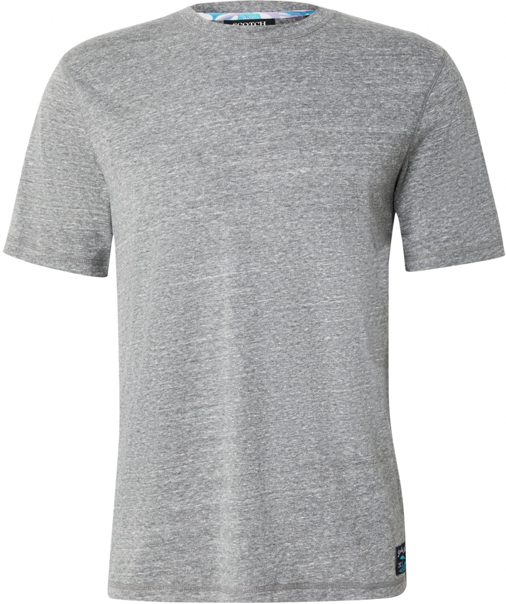 SCOTCH & SODA Tričko  sivá / tmavosivá