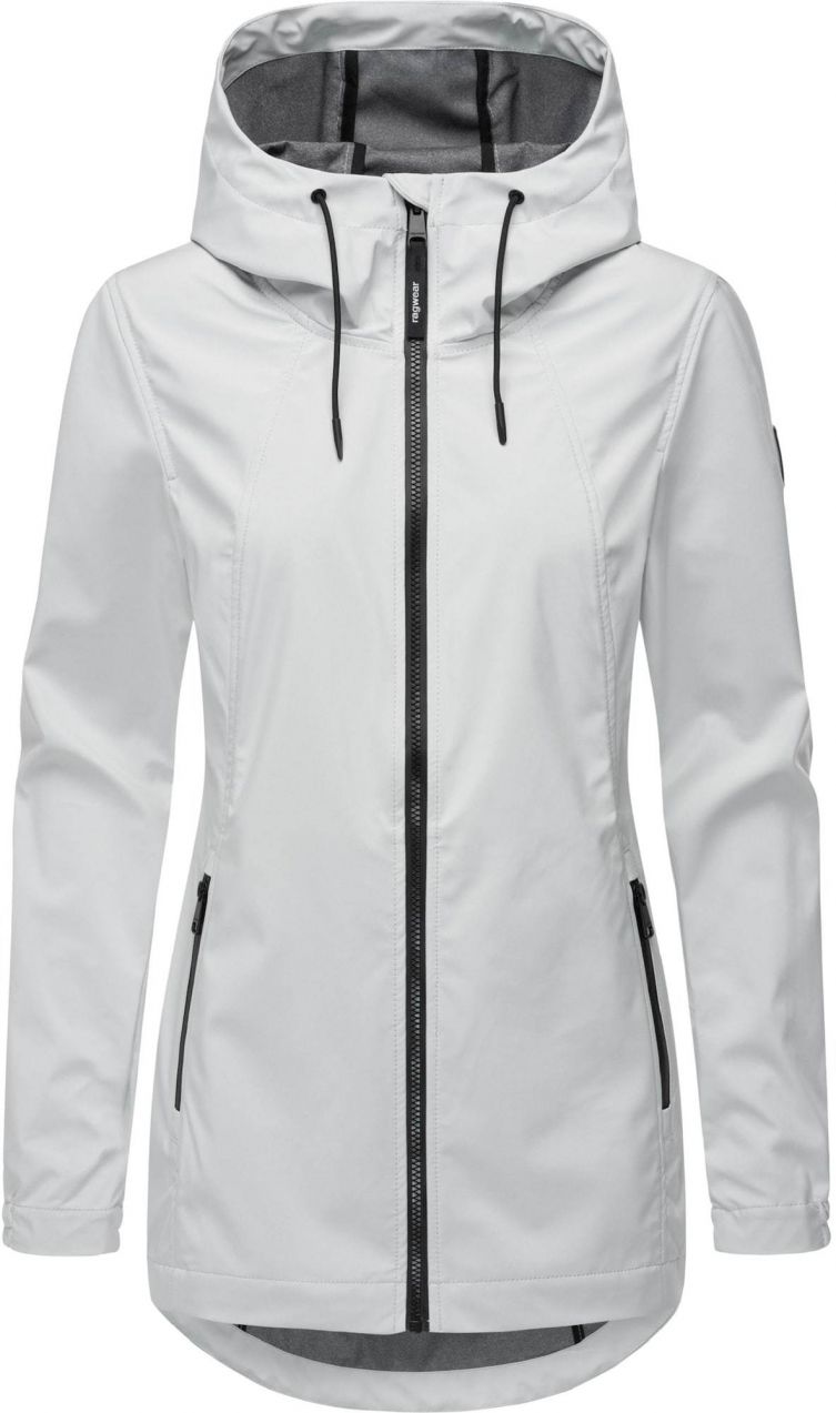Ragwear Funkčná bunda ' Zuzka'  čierna / šedobiela