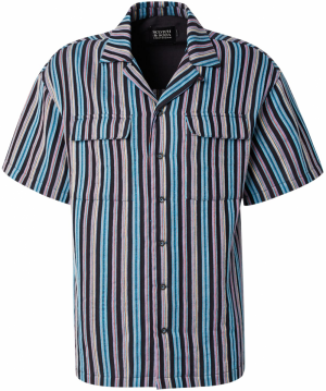 SCOTCH & SODA Košeľa  námornícka modrá / vodová / svetlomodrá