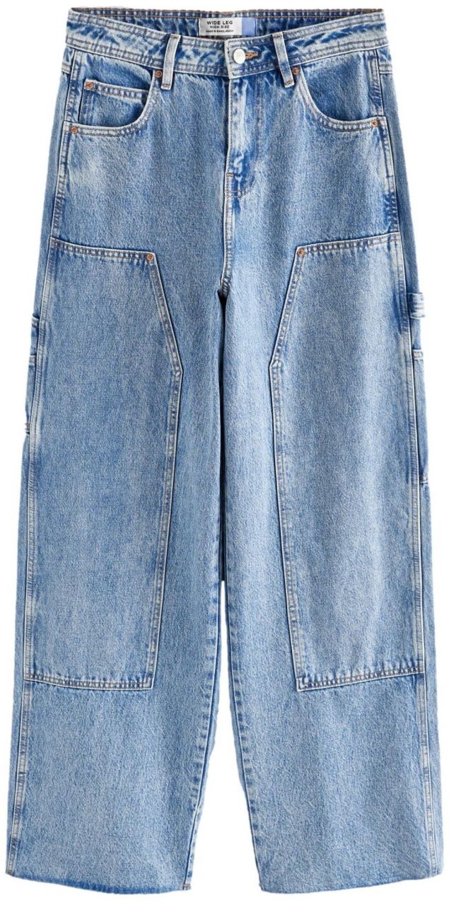 Next Rifľové kapsáče  modrá denim